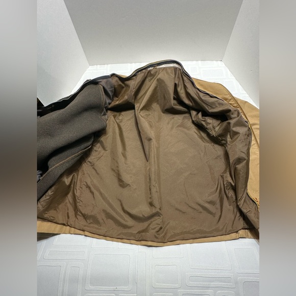 Vintage London Fog Men's Weatherwear (40 reg) Brown Short Trench Coat w/Lining - Picture 9 of 10